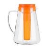 Jarro com Infusor e Refrigerador Teo Laranja 2500ml 16X22cm