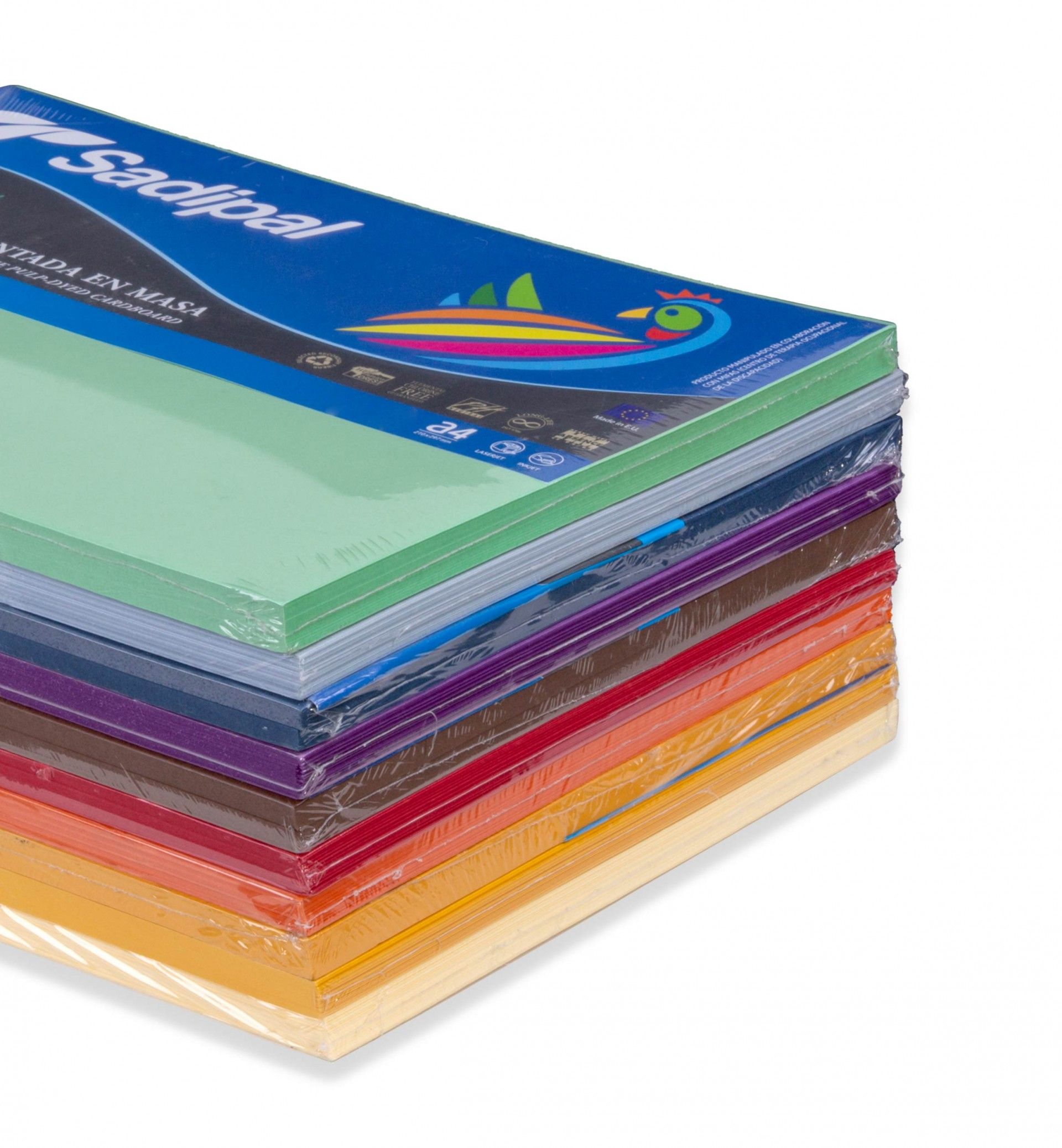 Folha Cartolina Sadipal A4 Ocre 21X29.7cm Pack 10