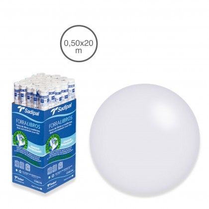 Rolo Pl�stico Autocolante Sadipal 0.50X20M