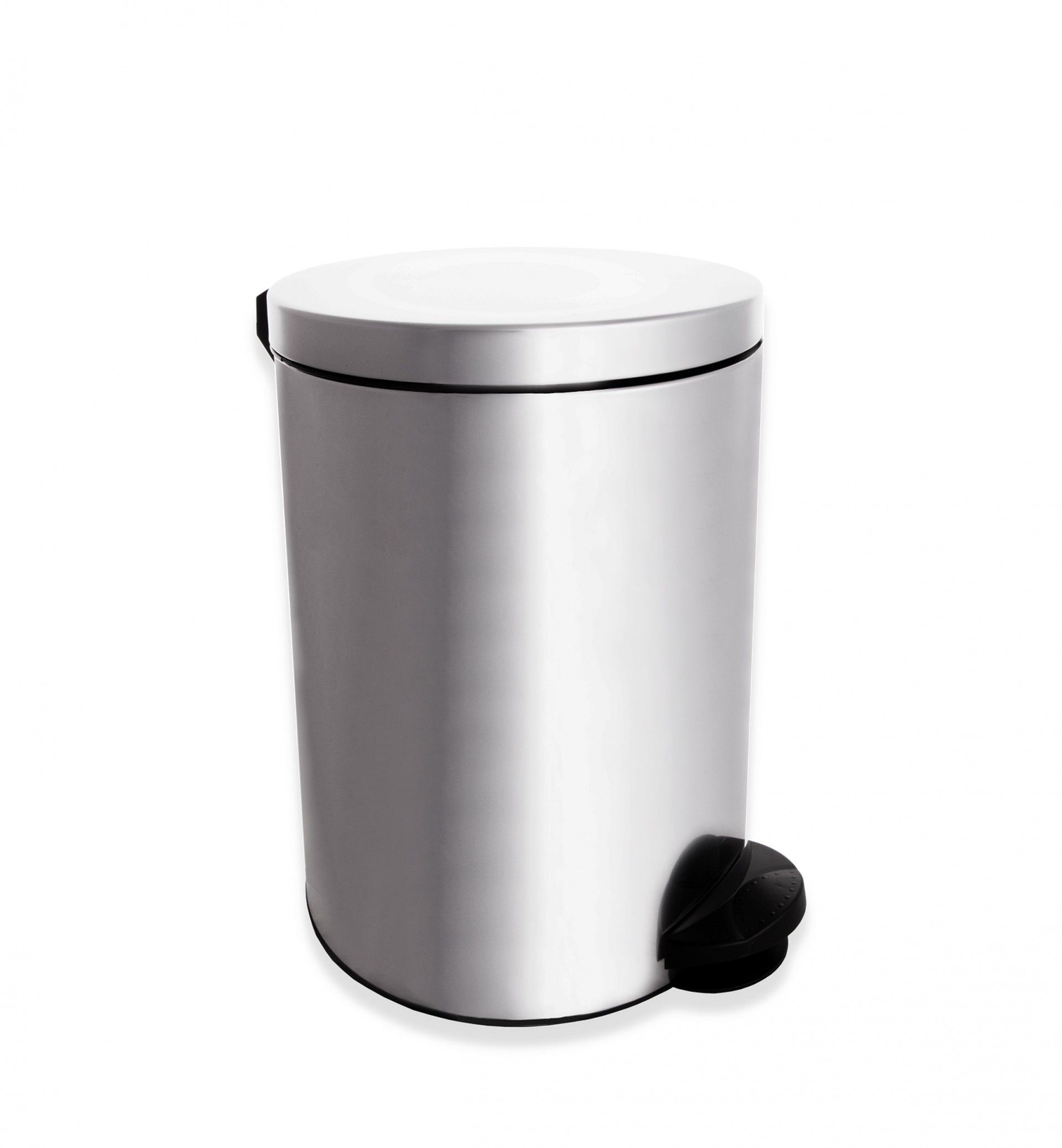 BALDE COM PEDAL INOX MATTE