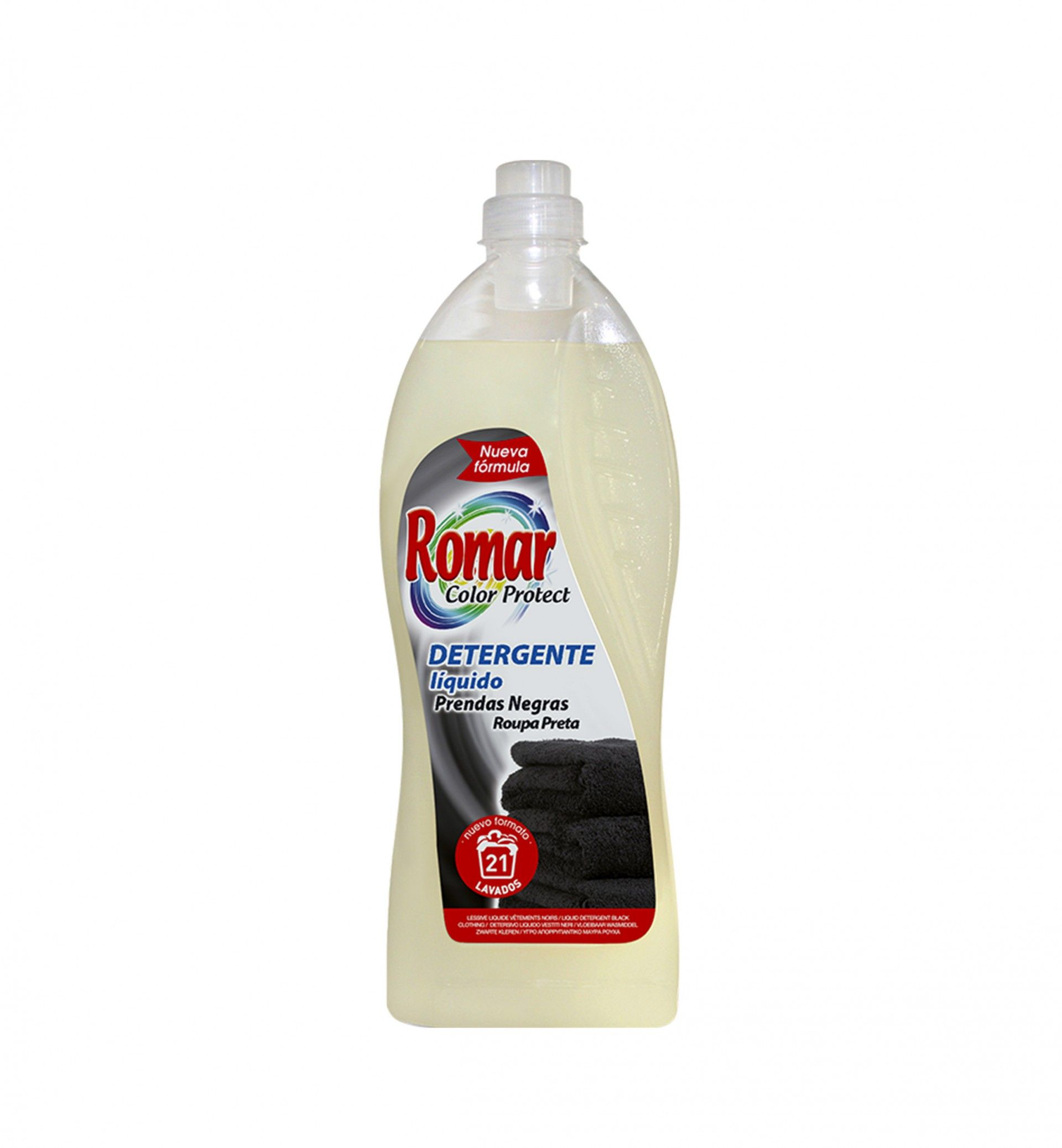 Detergente Líquido Romar Roupa Preta 1500ml