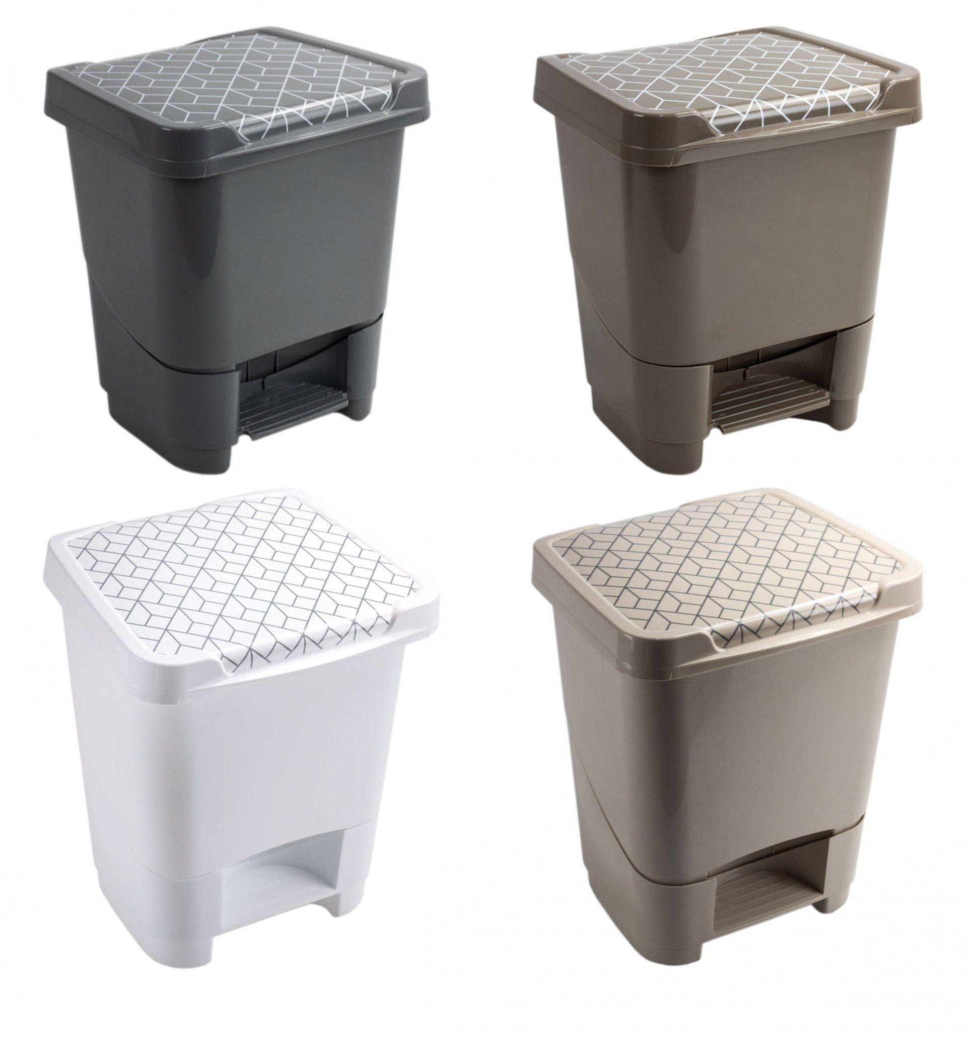 Balde Lixo Codil Beclassic com Pedal 9L 29X25X25cm