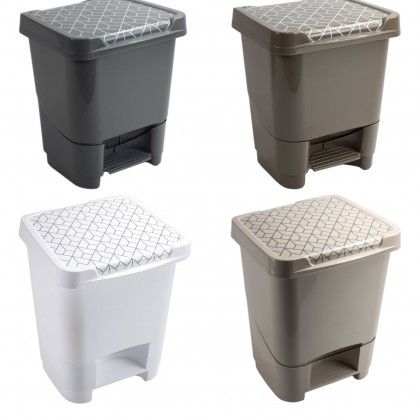 Balde Lixo Codil Beclassic com Pedal 9L 29X25X25cm