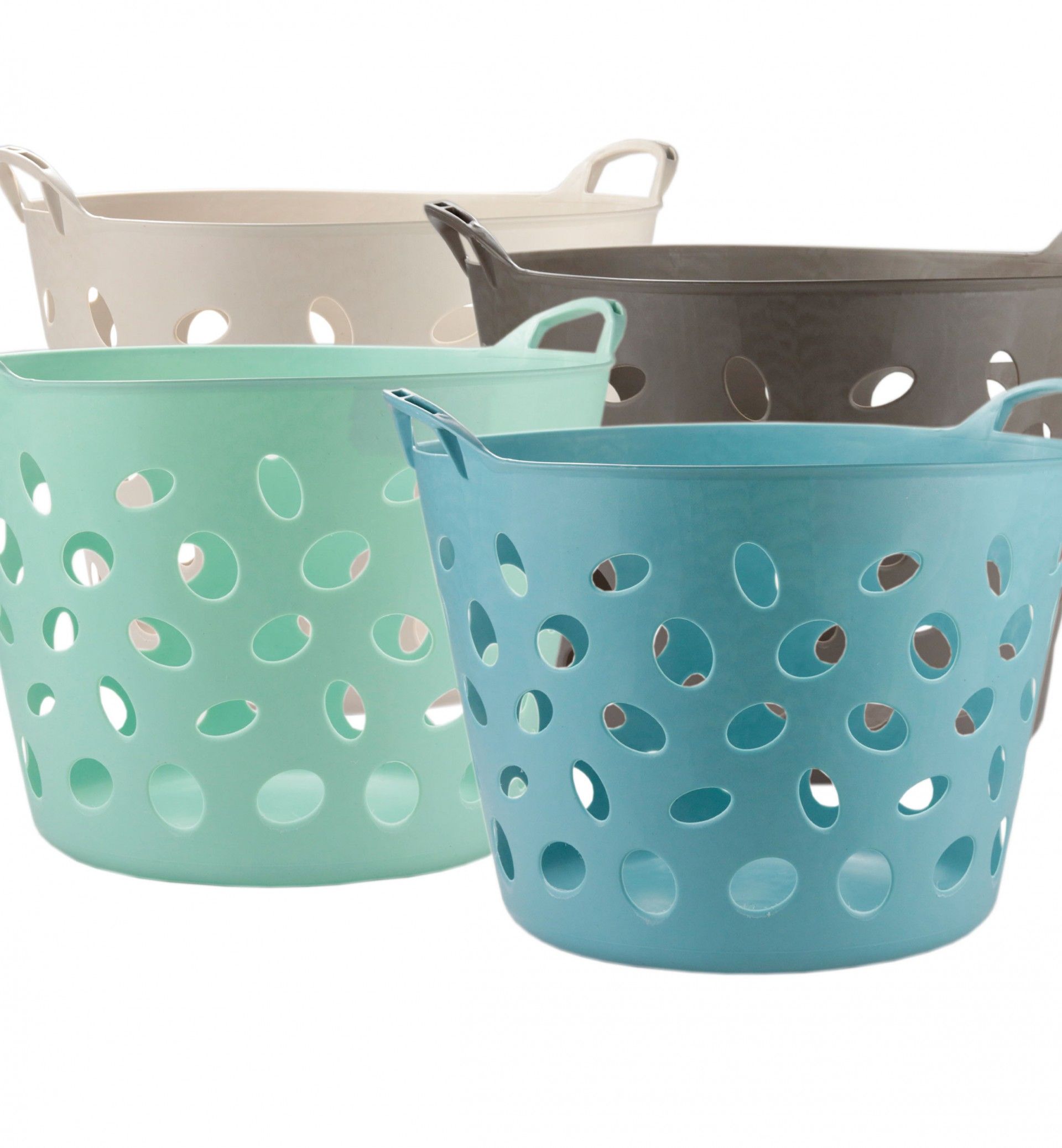 Cesto Flex Aberto Redondo 42L 45X32cm