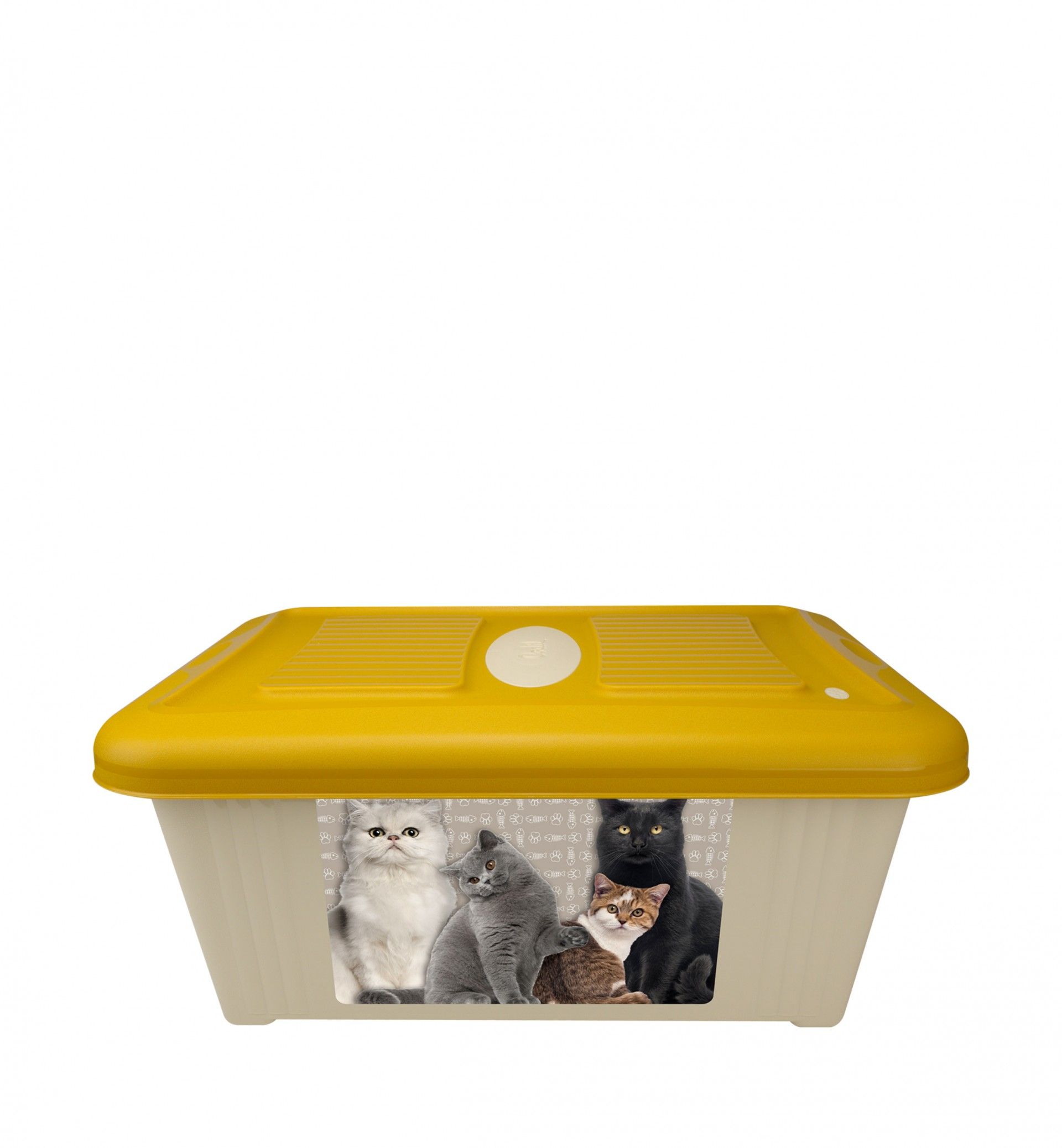 Caixa Arrumação Ugobox Gato 12L 39X29.5X17.2cm