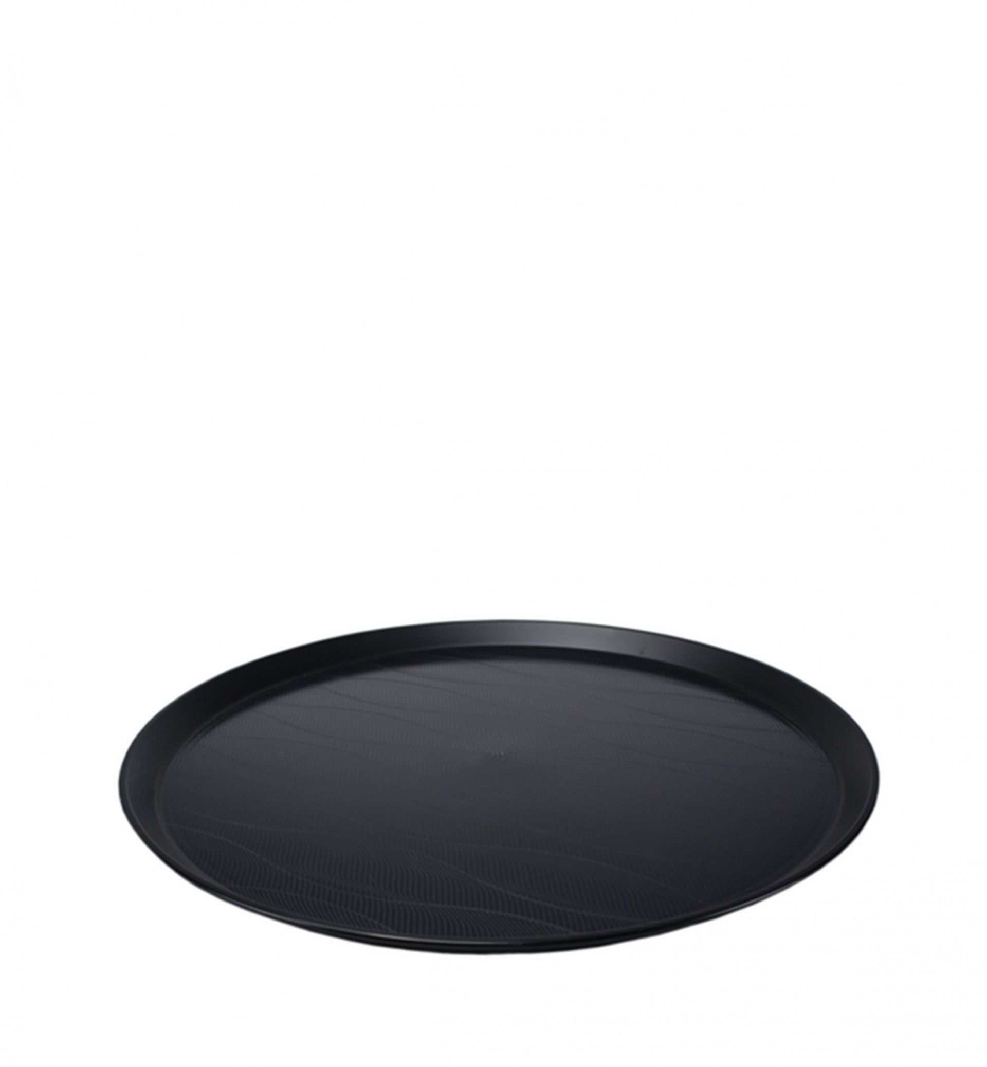 Bandeja Horeca Redonda Preta 33cm