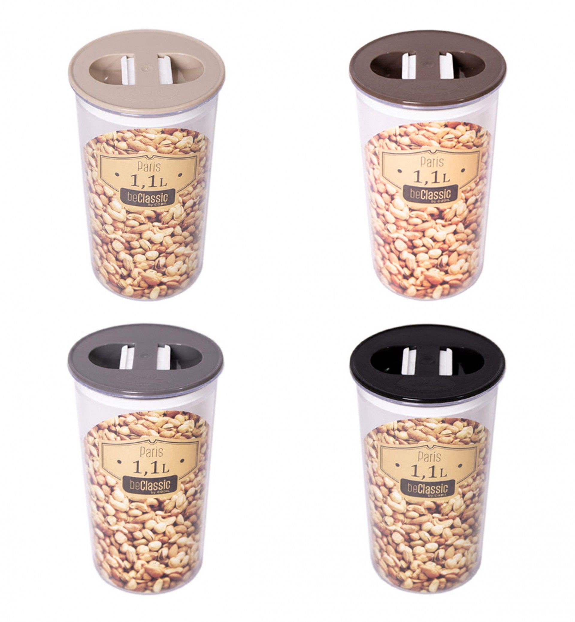 CRISTAL CAIXA HERMÉTICA TAMPA COM FECHO DUPLO