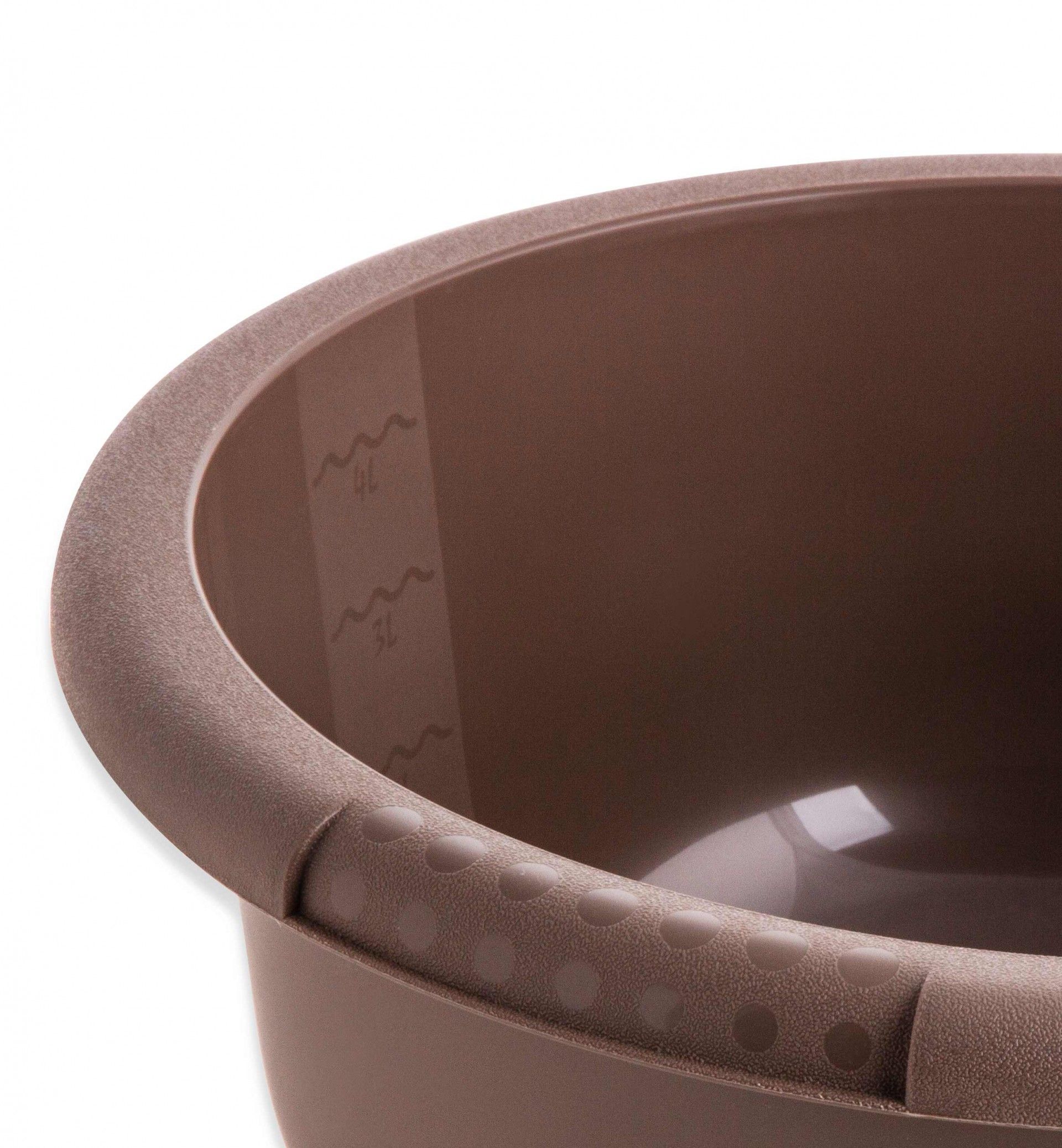 Bacia Plástica Codil Beclassic Redonda 1400ml 20X8.6cm