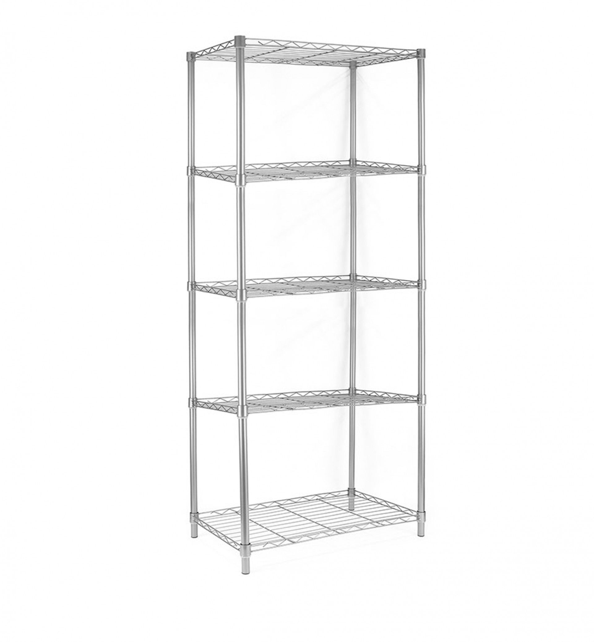 ESTANTE CROMADA 5 BANDEJAS 75X35X160CM BY01032672479