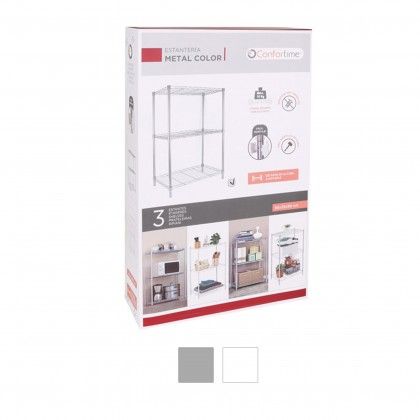 ESTANTE CROMADA 3 BANDEJAS 56X35X80CM BY01032672477 ESTANTE CROMADA 3 BANDEJAS 56X35X80CM BY01032672477