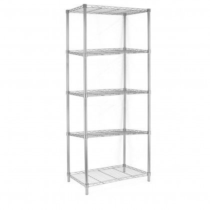 ESTANTE CROMADA 5 BANDEJAS 75X35X160CM BY01032672479 ESTANTE CROMADA 5 BANDEJAS 75X35X160CM BY01032672479