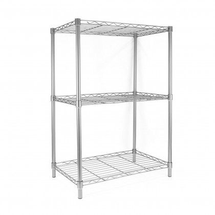 ESTANTE CROMADA 3 BANDEJAS 56X35X80CM BY01032672477 ESTANTE CROMADA 3 BANDEJAS 56X35X80CM BY01032672477