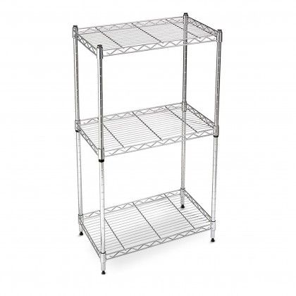 ESTANTE CROMADA 3 BANDEJAS 60X30X120CM BY01032672443 ESTANTE CROMADA 3 BANDEJAS 60X30X120CM BY01032672443