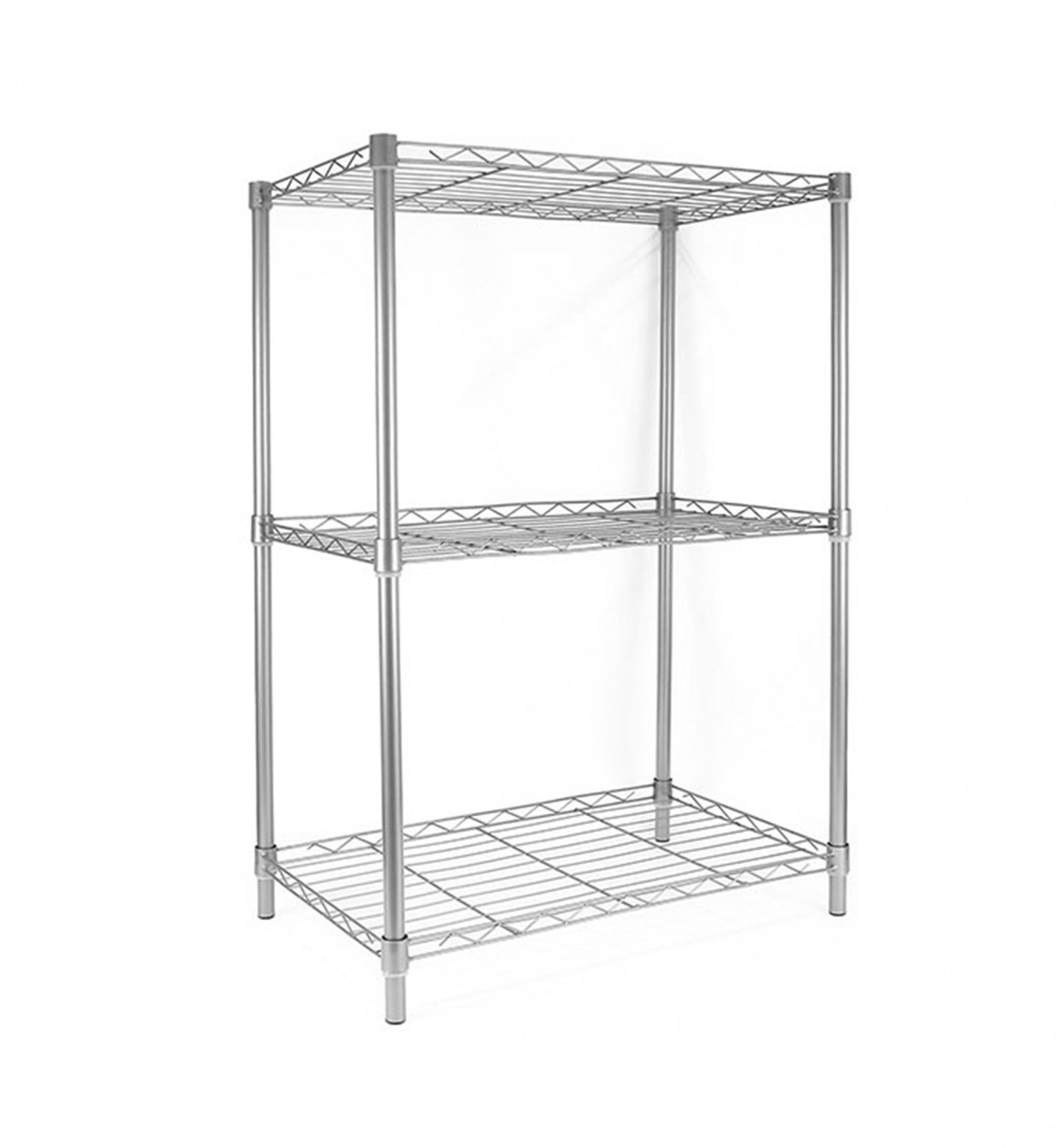 ESTANTE CROMADA 3 BANDEJAS 56X35X80CM BY01032672477