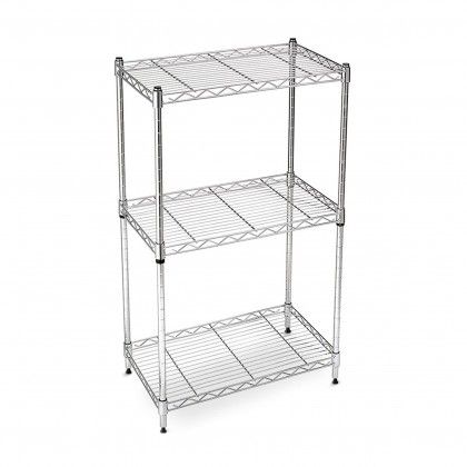 ESTANTE CROMADA 3 BANDEJAS 50X30X70CM BY01032672445 ESTANTE CROMADA 3 BANDEJAS 50X30X70CM BY01032672445