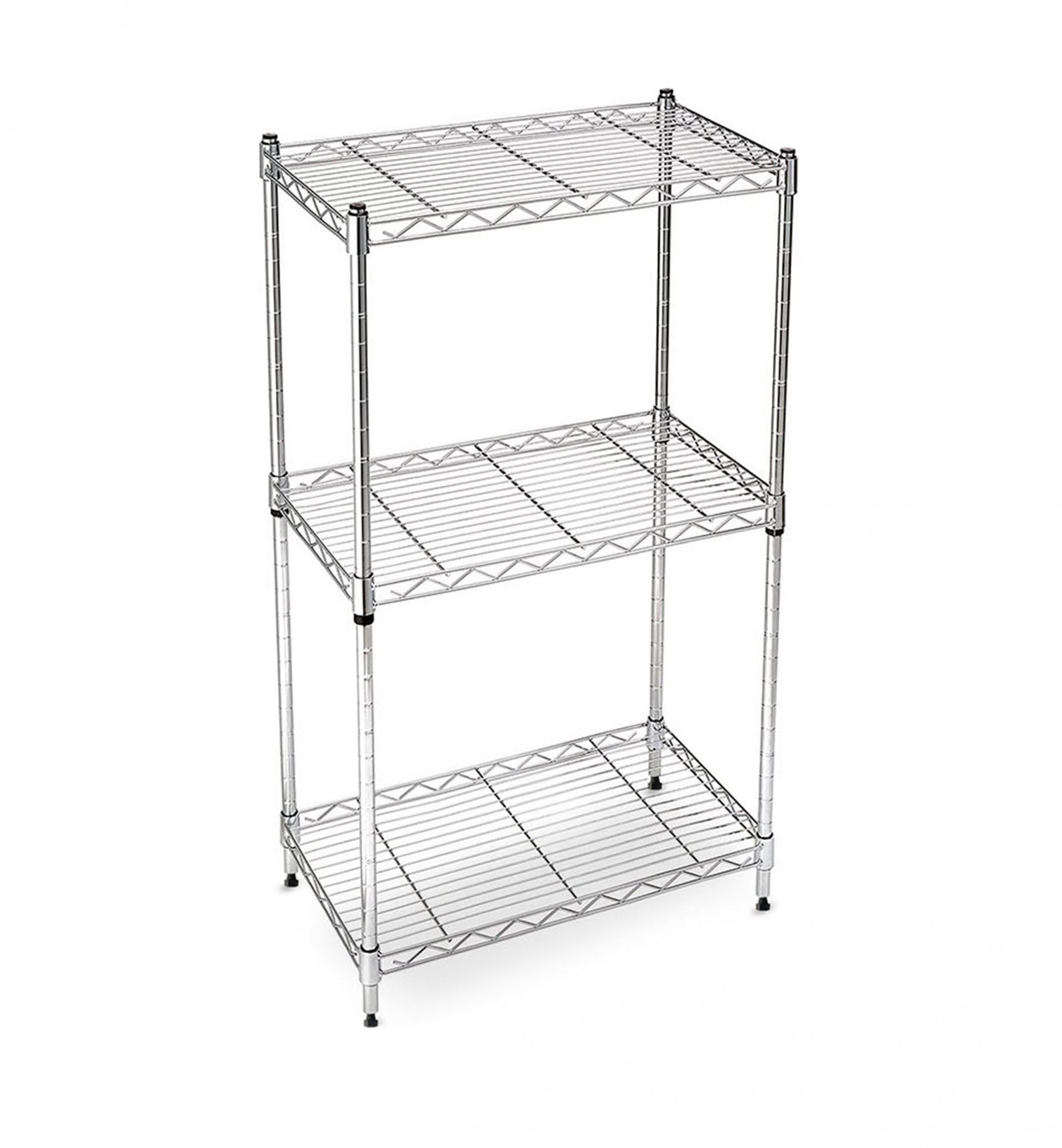 ESTANTE CROMADA 3 BANDEJAS 60X30X120CM BY01032672443