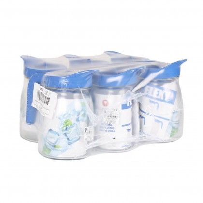 FLEXY JARRO VIDRO C/TAMPA 1L 10.6X17.4CM 13100320