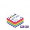 Bloco Notas Flojim 6 Cores Fortes 500 Folhas 9X9cm