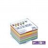 Suporte + Bloco Notas Flojim 10 Cores 800 Folhas 9X9cm