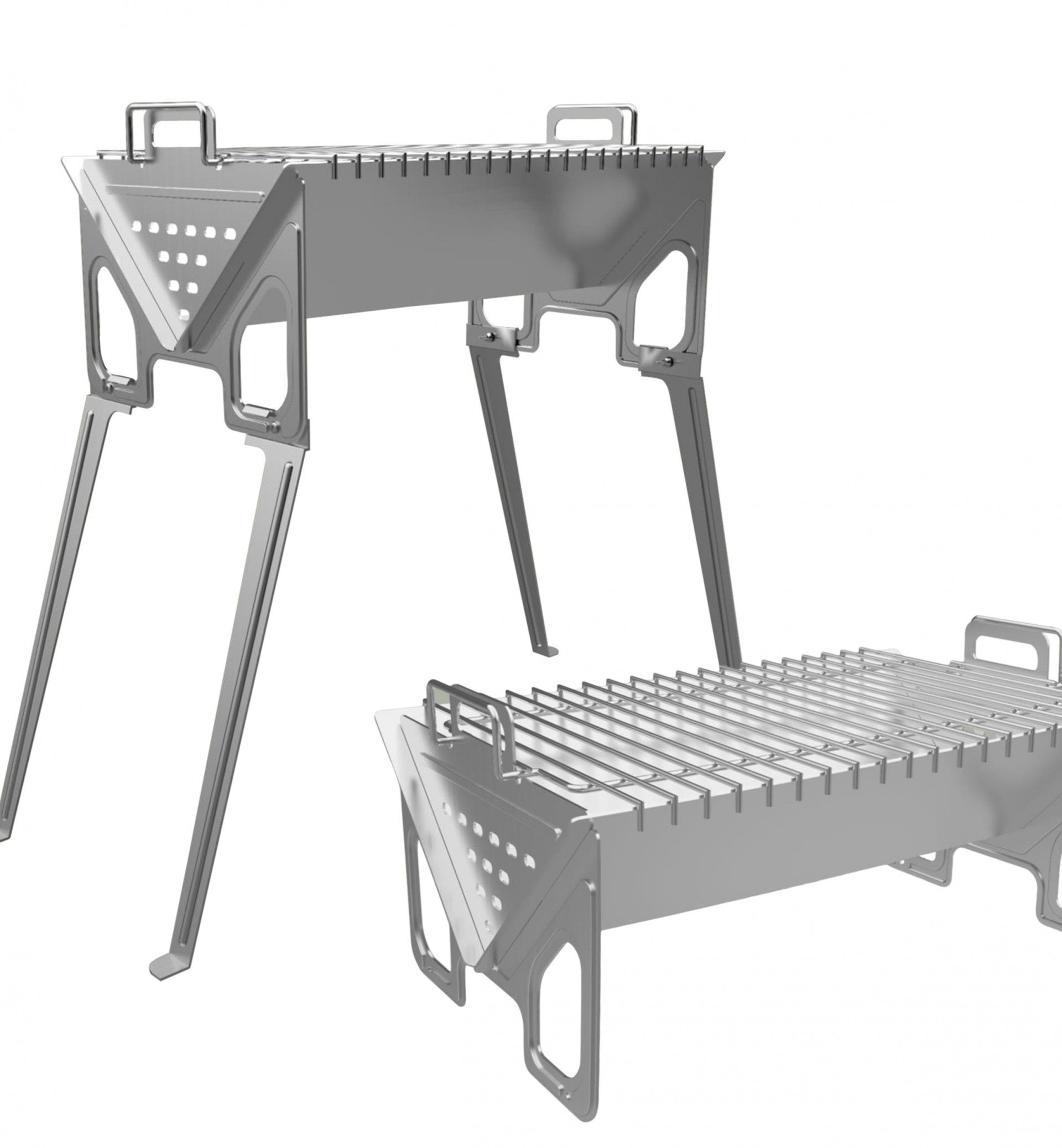 Fogareiro Inox 40X31X24cm