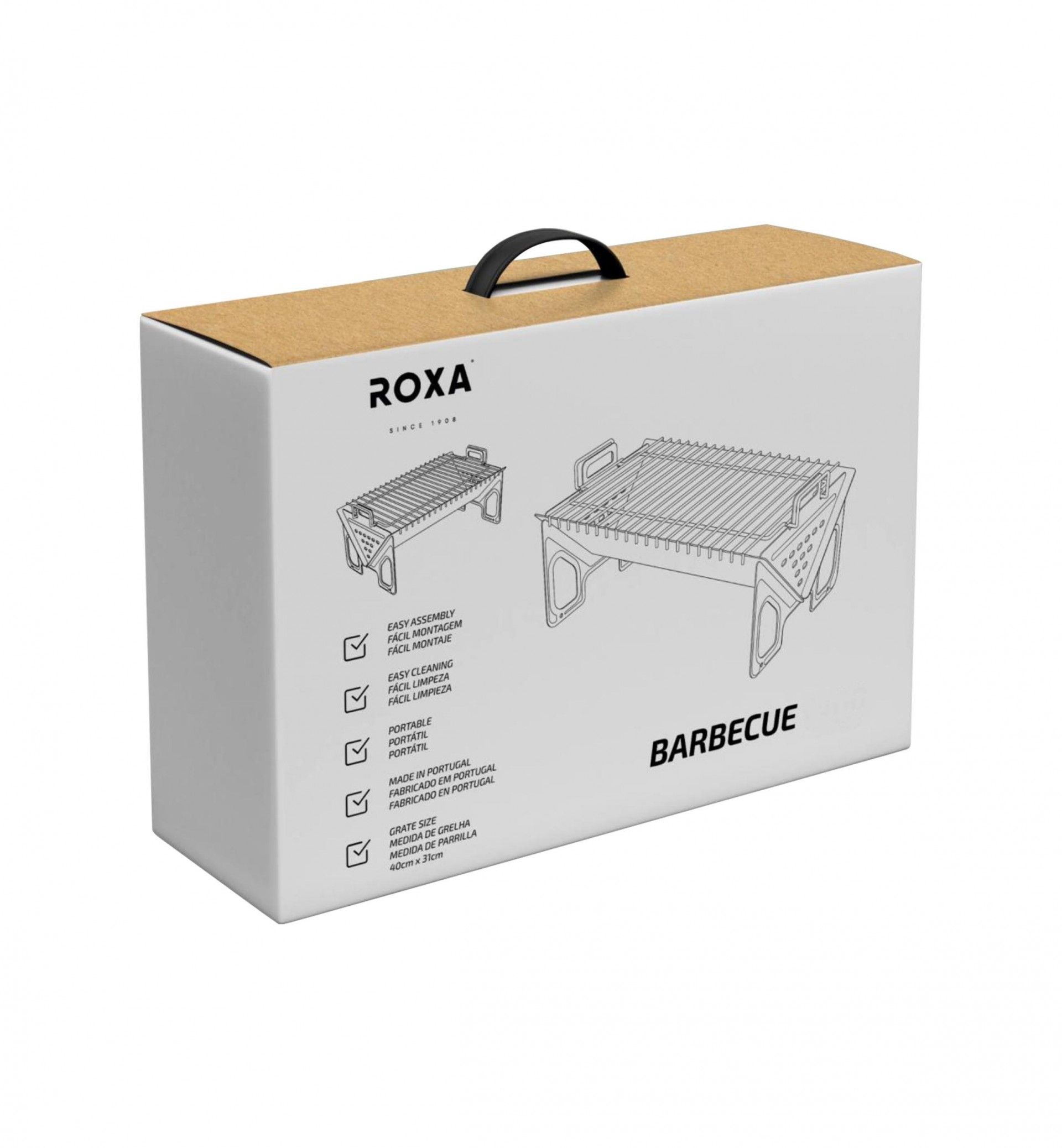 Fogareiro Ferro 40X31X24cm