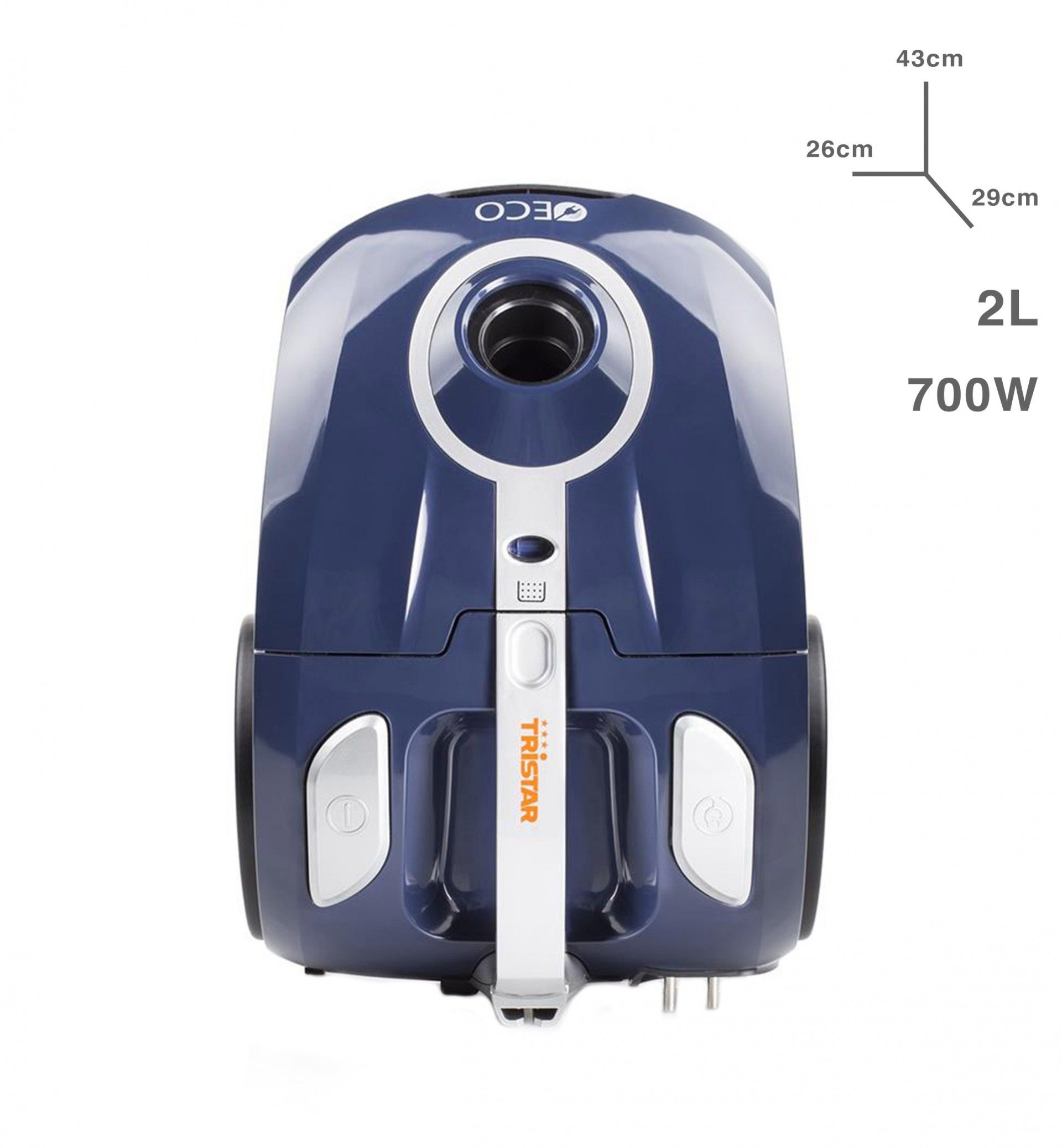 Aspirador com Saco Tristar Classe A 700W 2L