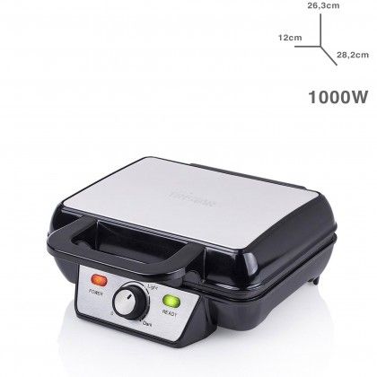 Mquina Waffles Tristar 1000W 23X16.8CM