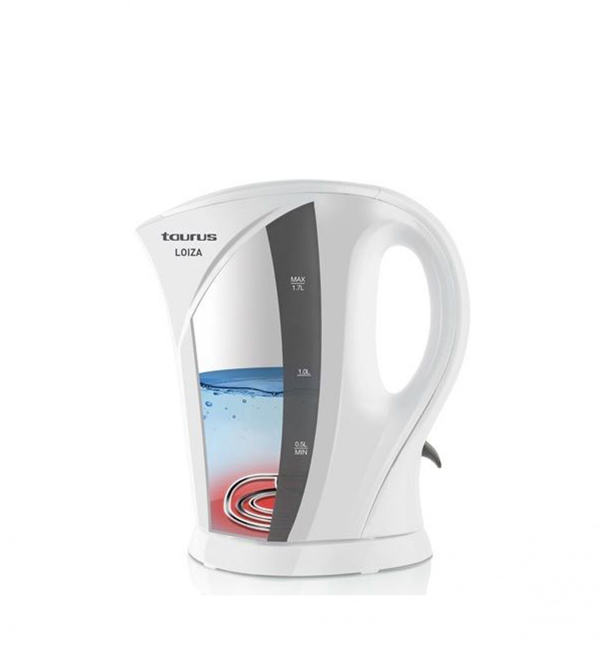 Jarro Elétrico Loiza Branco 2200W 1.7L