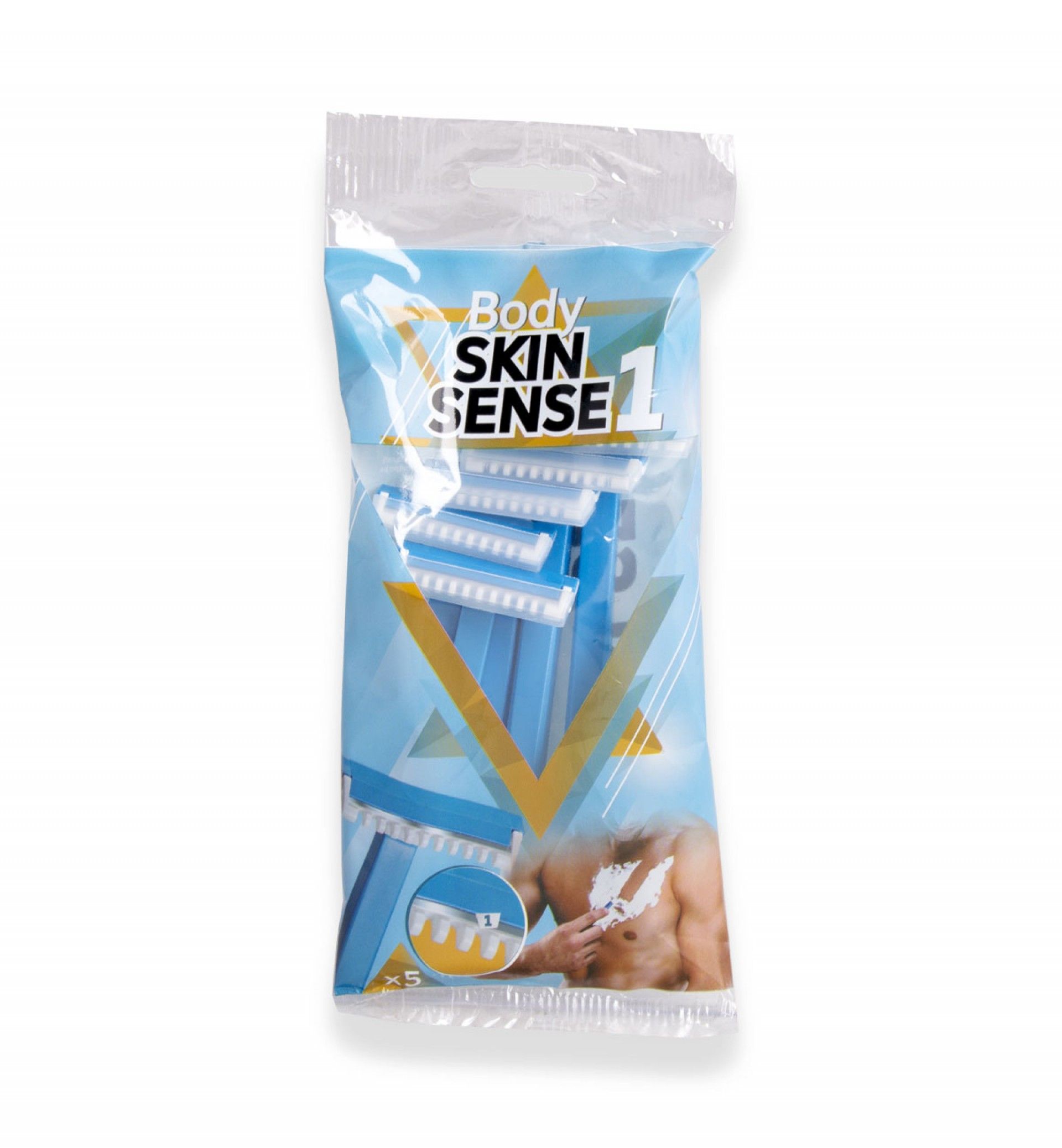 SKIN SENSE1 MÁQUINA DESCARTÁVEL MEN PACK 5