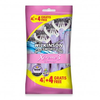 XTREME3 BEAUTY MÁQUINA DESCARTÁVEL PACK 4+4 XTREME3 BEAUTY MÁQUINA DESCARTÁVEL PACK 4+4