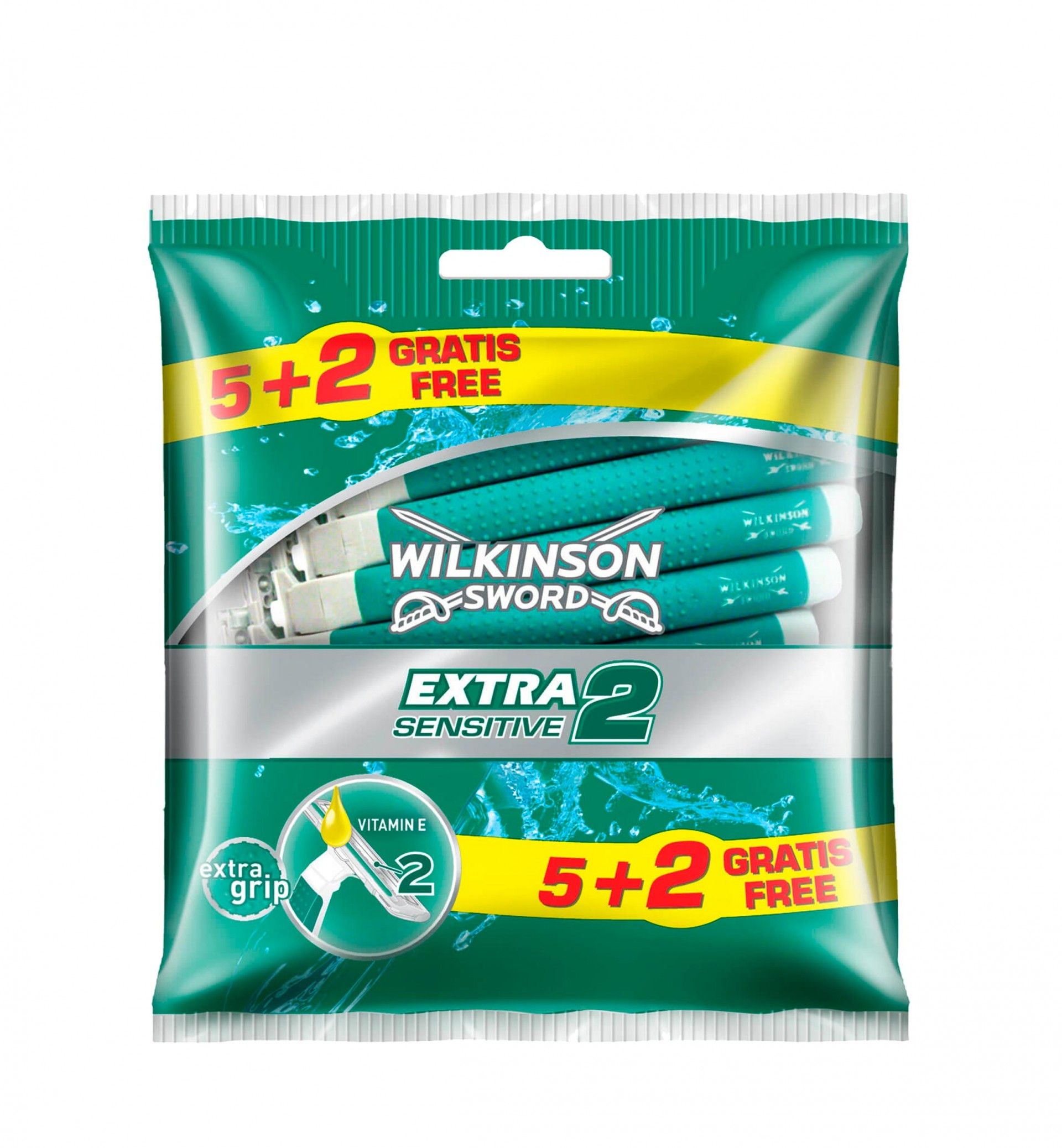 EXTRA SENSITIVE2 MÁQUINA DESCARTÁVEL MEN PACK 5+5