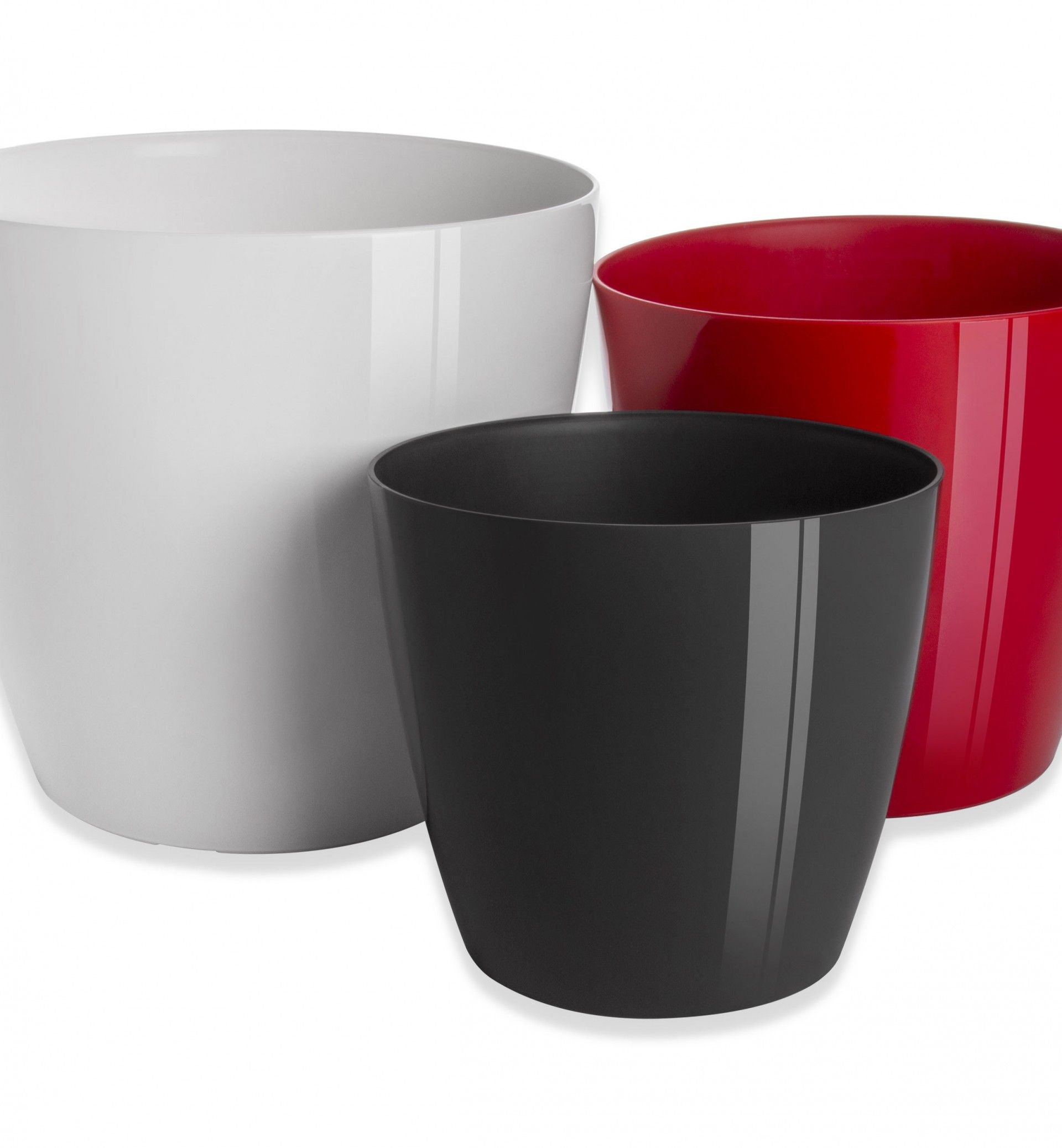 Vaso San Remo Com Rodas Ø30X27.3cm 14.5L Tortora