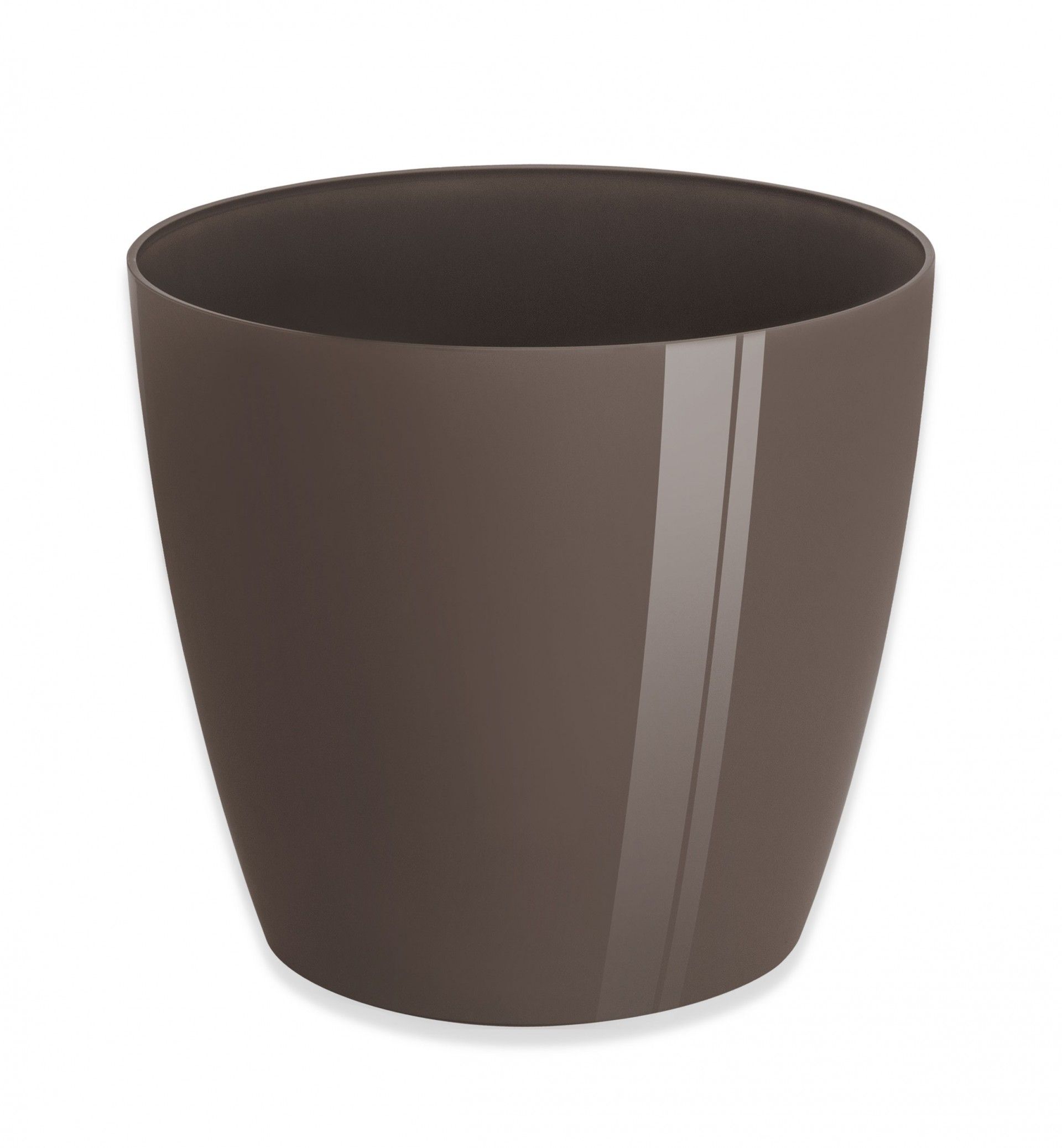 Vaso San Remo Com Rodas Ø30X27.3cm 14.5L Tortora