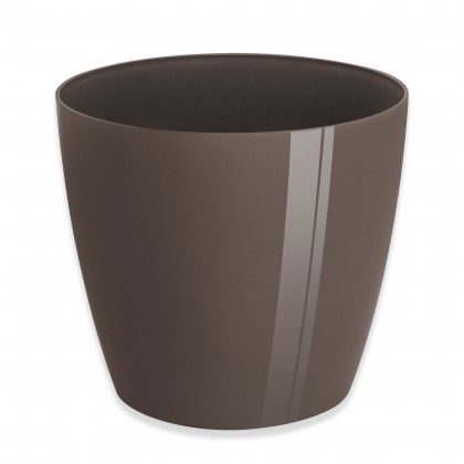 Vaso San Remo Com Rodas 30X27.3cm 14.5L Tortora