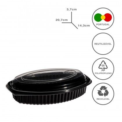 Caixa Take Away 520ml 20.7X14.3X3.7cm Pack 125 Caixa Take Away 520ml 20.7X14.3X3.7cm Pack 125