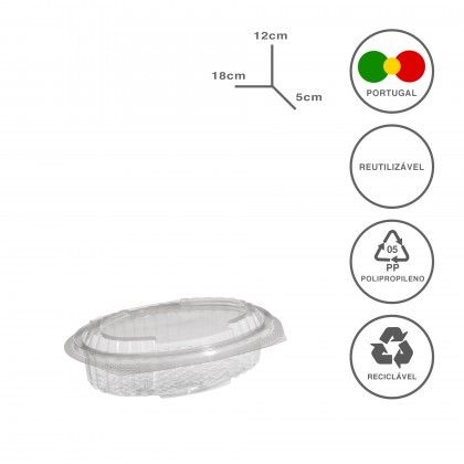 Caixa Take Away 375ml 18X12X5cm Pack 101