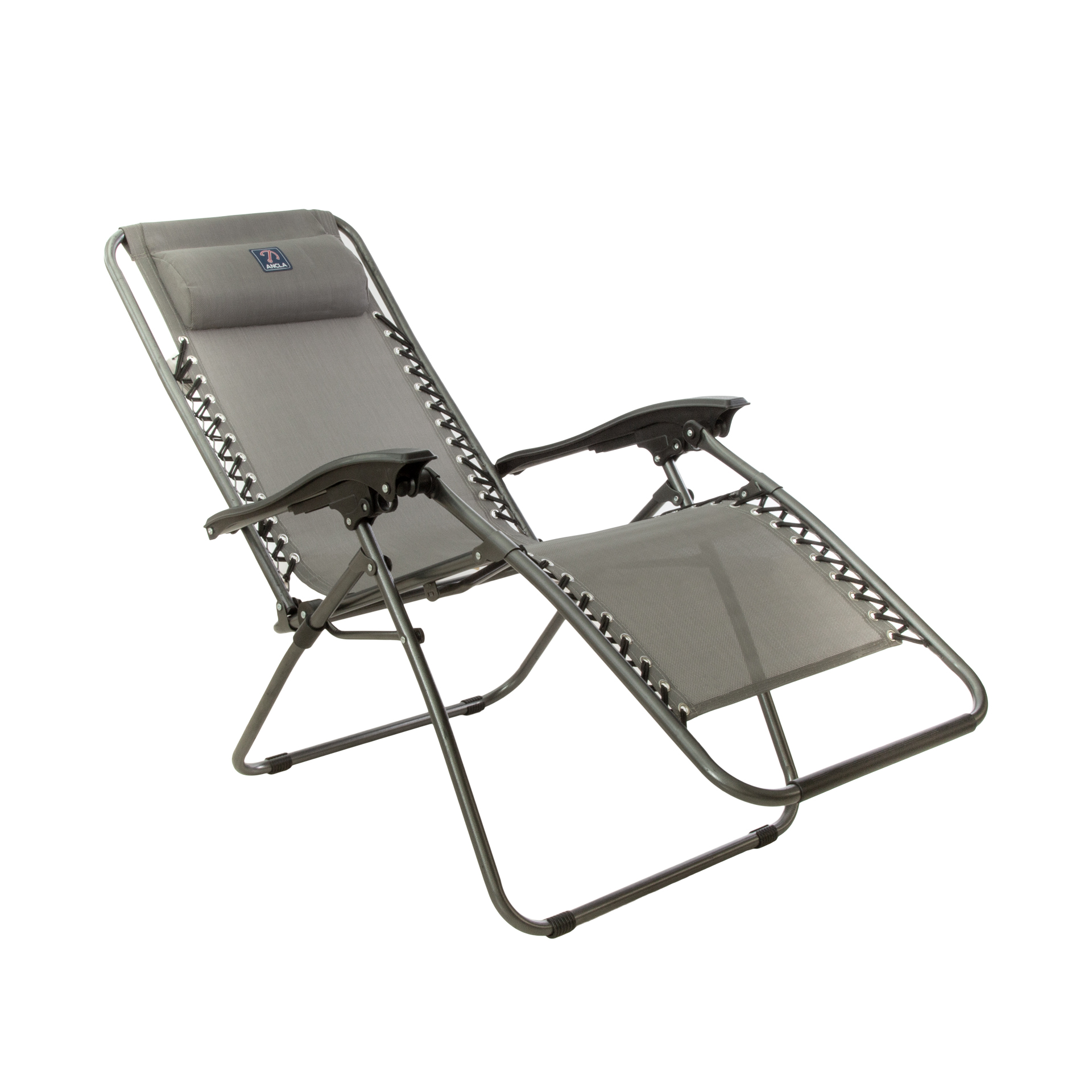 Cadeira Extensível Aço Cinzento 108X64X110cm