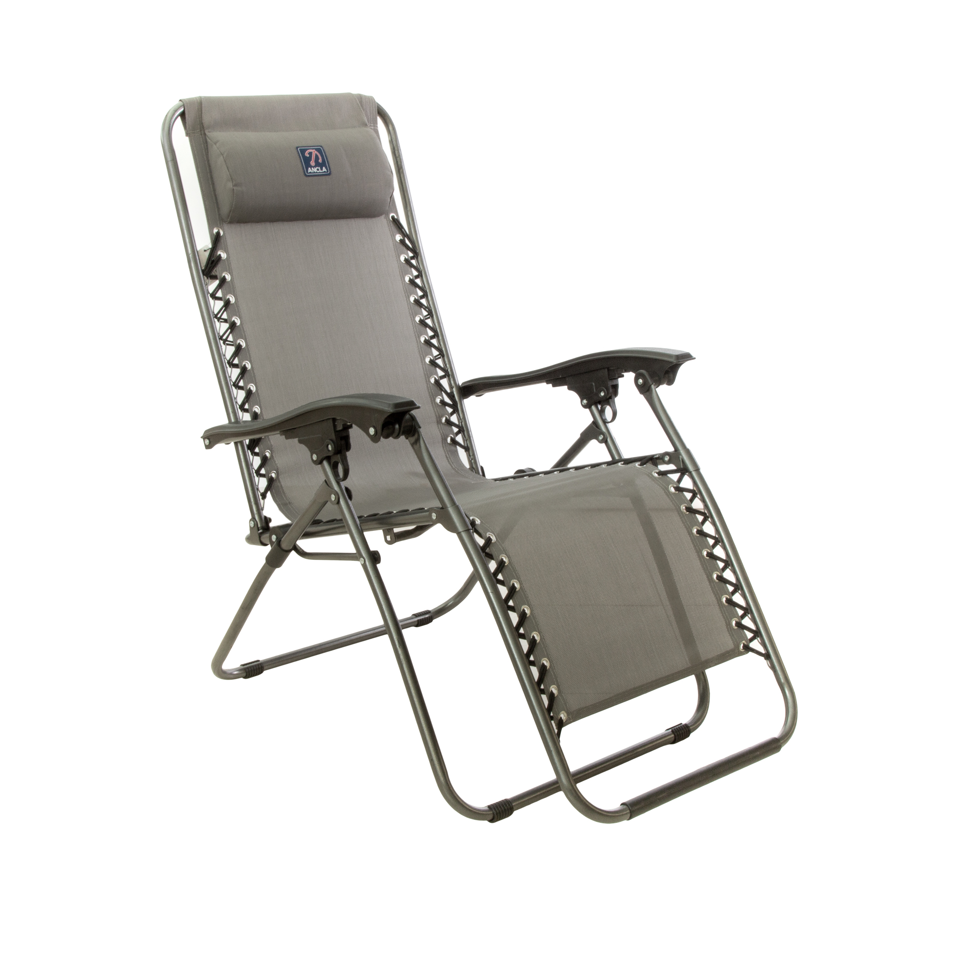 Cadeira Extensível Aço Cinzento 108X64X110cm