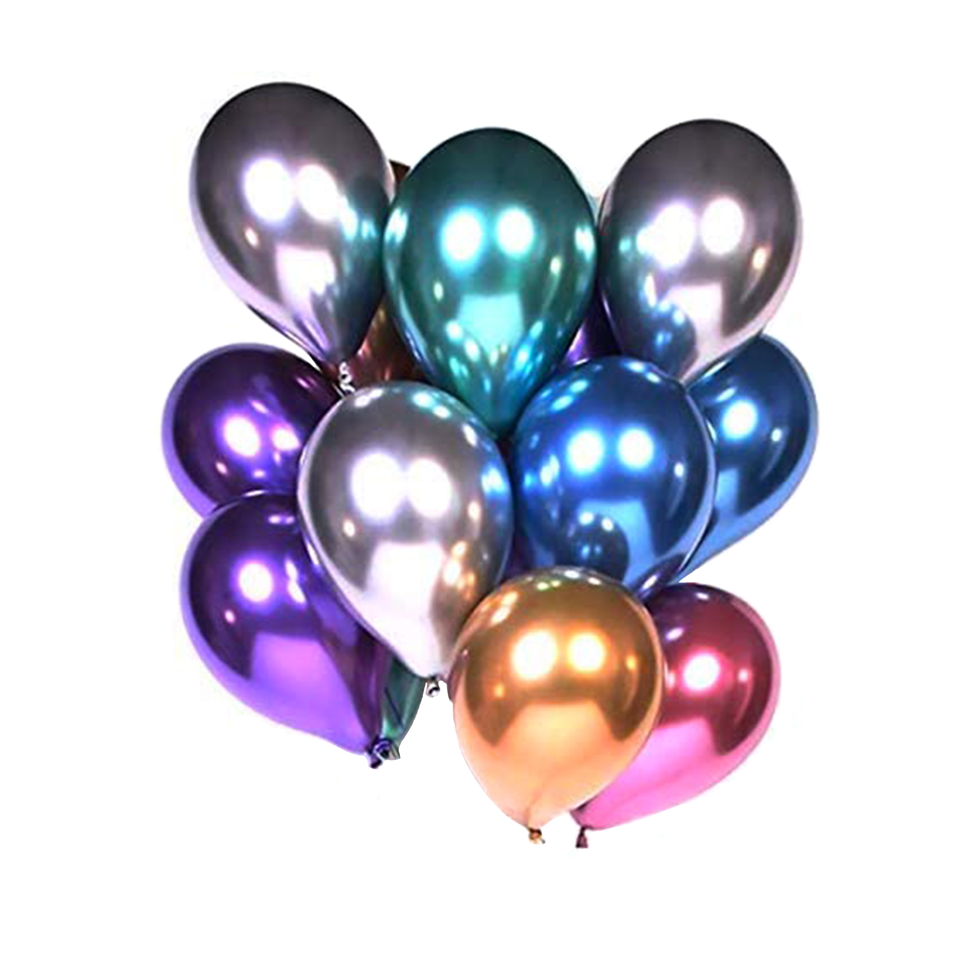 Balões Balloonia Metalizados Sortido Pack 100