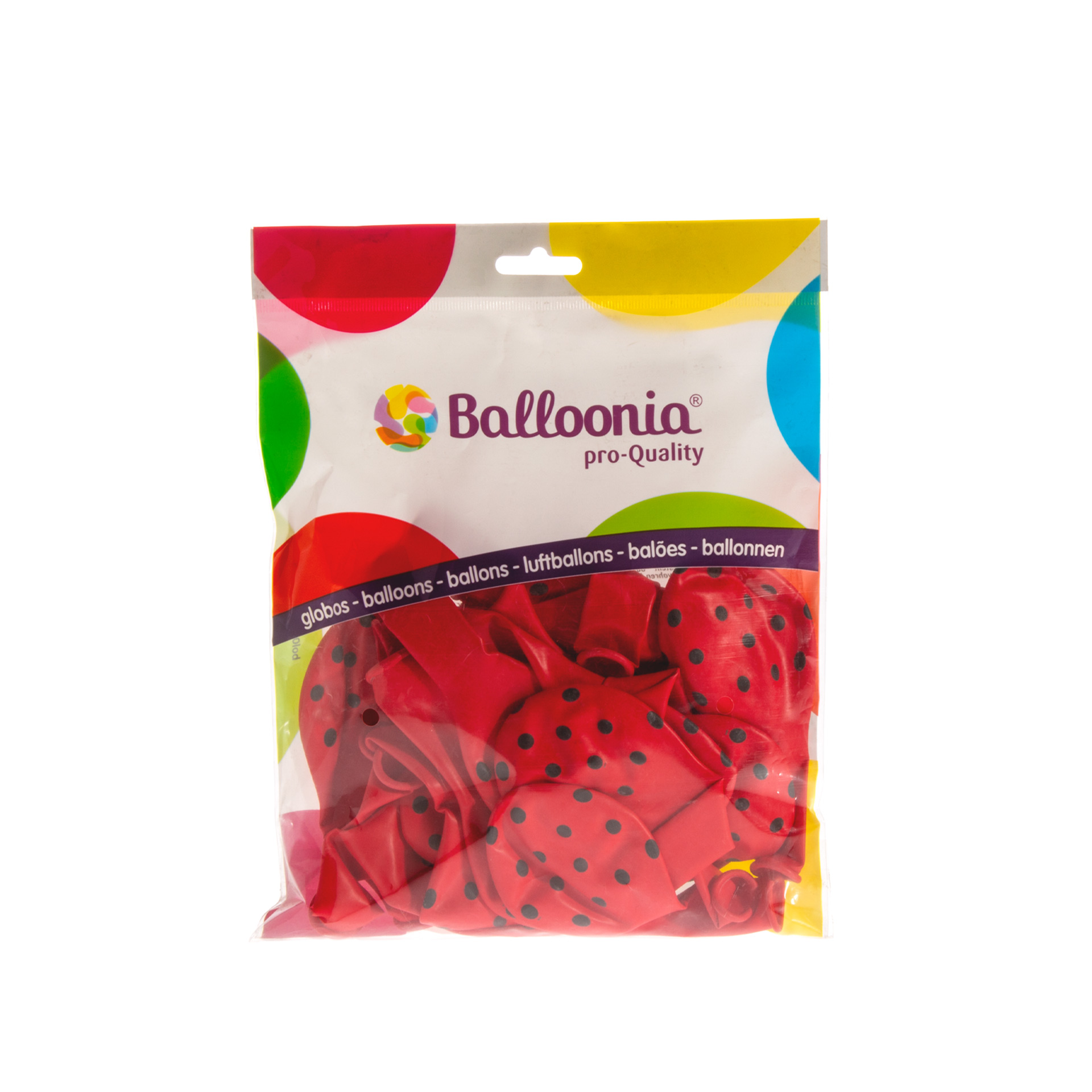 Balões Lunares Balloonia Vermelho Pack 25