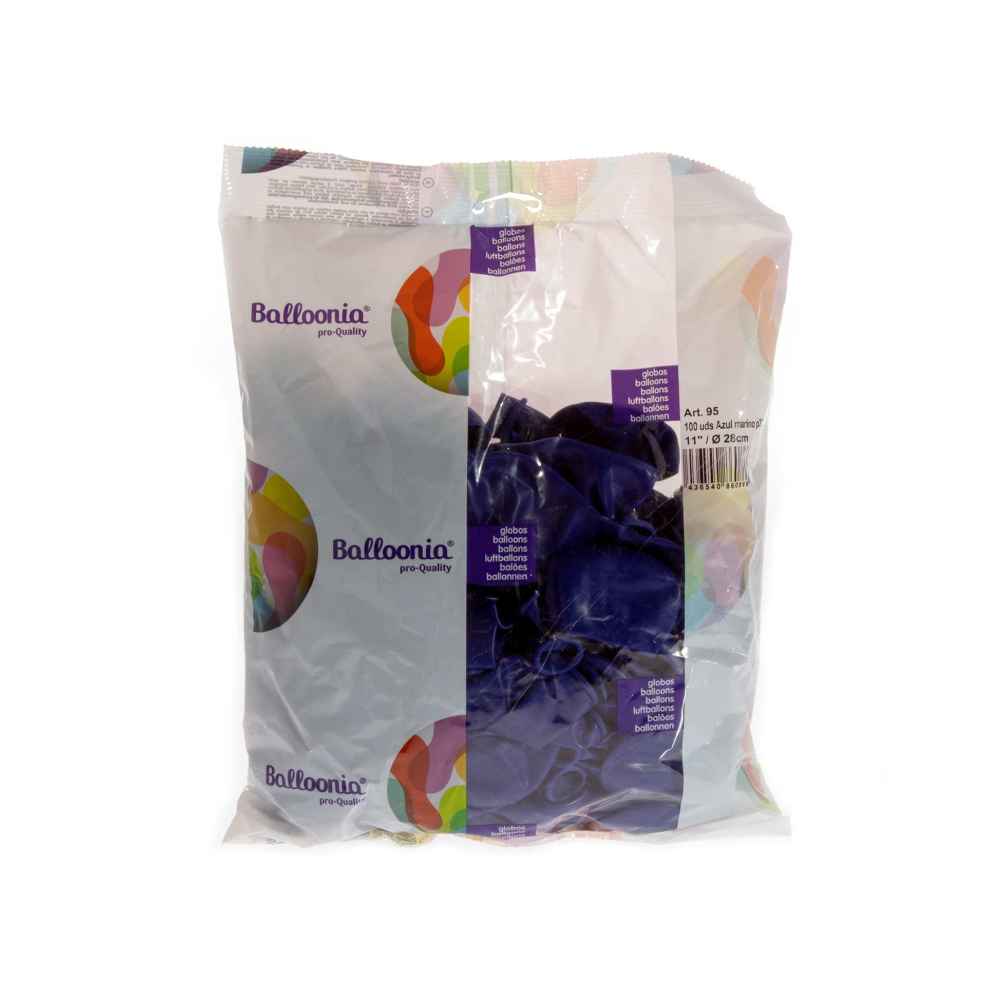 Balões Balloonia Azul Marinho Pack 100