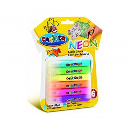 Cola Carioca Glitter 10.5ml Neon Pack 6