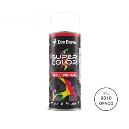 Spray Pintura Acrlico RAL9010 Branco Opaco 400ml