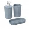 Conjunto Lavatrio 3 Peas BaobabBlue Mist 15X8.2X17CM