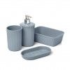 Conjunto Lavatrio 4 Peas Baobab Blue Mist 17X11.3X16.5CM