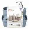 Conjunto Lavatrio 4 Peas Baobab Blue Mist 17X11.3X16.5CM