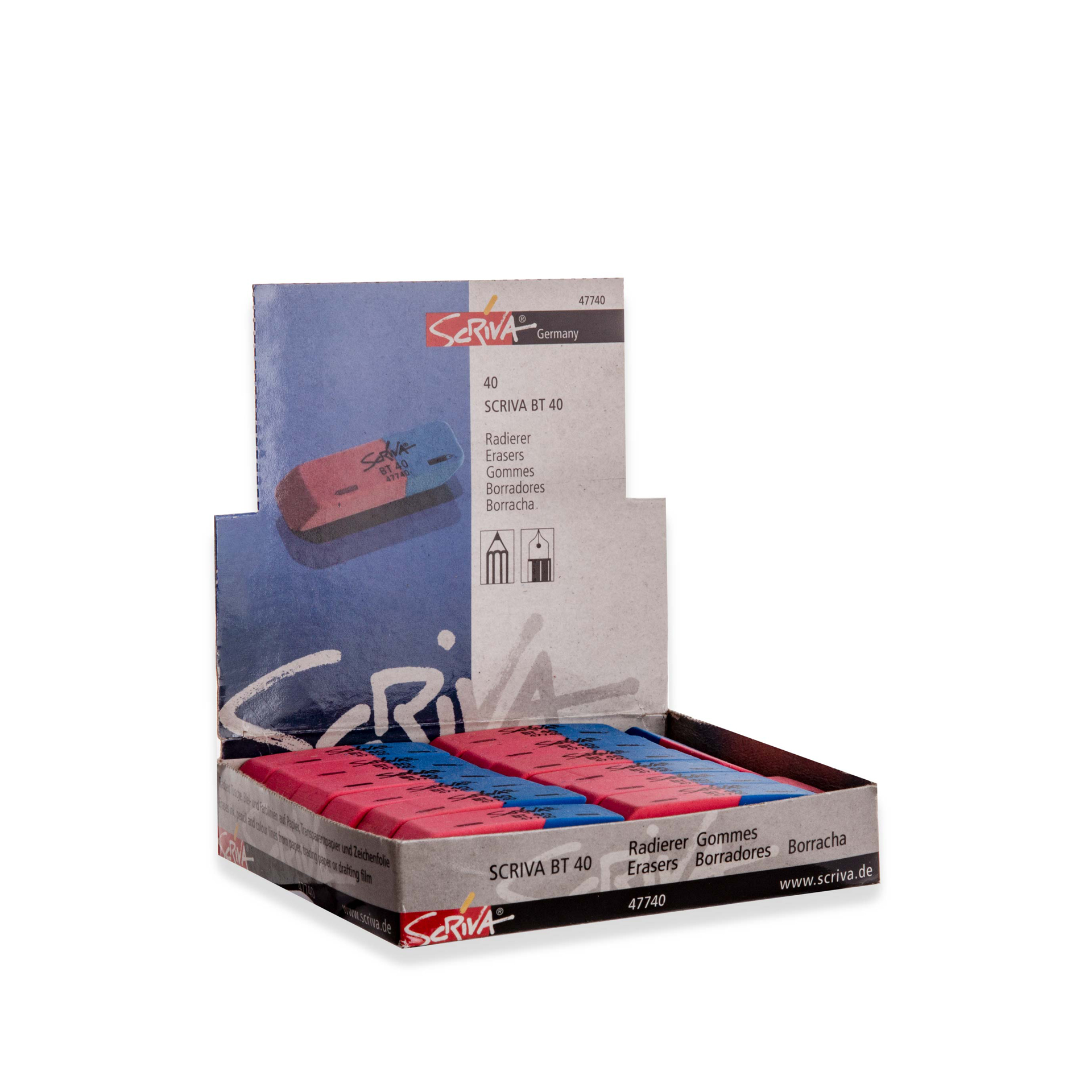 Borracha Scriva Multicor 59X19X8mm