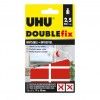 Tira Uhu Doublefix Dupla Face Invisvel 19X40mm Pack 12