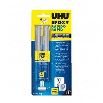 Tubo Cola Uhu Plux Epoxy 27gr 24ml