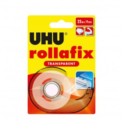 Fita Cola Uhu Rollafix + Dispensador 19mmX25m
